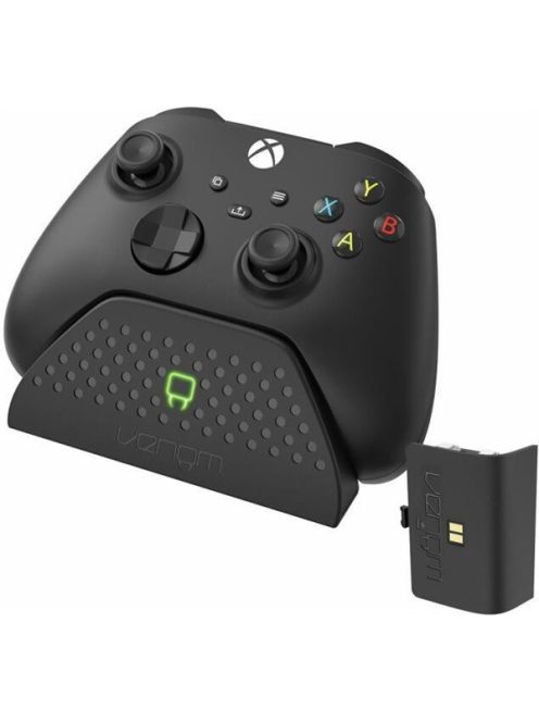 VENOM XBOX Series S/X & One Kiegészítő Töltő állomás + akkumulátor Fekete, VS2880