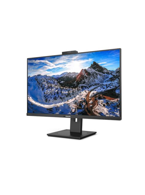 PHILIPS IPS monitor 31.5" 329P1H, 3840x2160, 16:9, 350cd/m2, 4ms, USB-C/4xUSB/DP/2xHDMI/LAN, hangszóró&webkamera