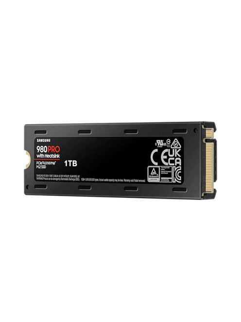 SAMSUNG 980 PRO hűtőbordákkal PCle 4.0, NVMe M.2, 1TB