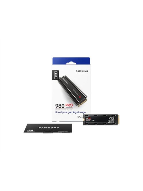 SAMSUNG 980 PRO hűtőbordákkal PCle 4.0, NVMe M.2, 2TB