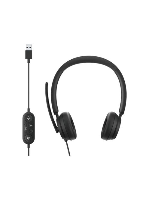 MICROSOFT HW Headset Modern USB-C Fekete