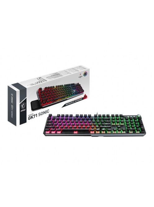 MSI ACCY VIGOR GK71 SONIC Mechanical Gaming Keyboard - RED Switch, US