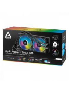   ARCTIC COOLING CPU hűtő Liquid Freezer II 280 A-RGB (vízhűtés), Univerzális