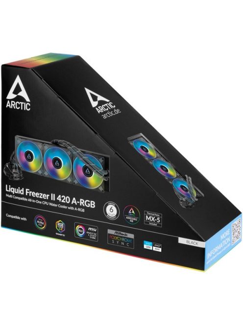 ARCTIC COOLING CPU hűtő Liquid Freezer II 420 A-RGB (vízhűtés), Univerzális