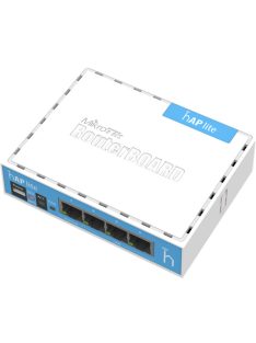   MIKROTIK Wireless Router RouterBOARD 2,4GHz, 4x100Mbps, 300Mbps, Asztali - RB941-2ND