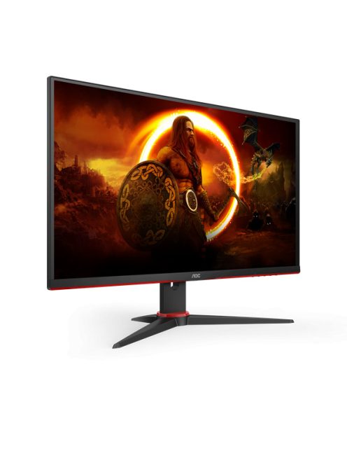 AOC Gaming 165Hz VA monitor 23.8" 24G2SAE/BK, 1920x1080, 16:9, 350cd/m2, 1ms, 2xHDMI/DisplayPort, hangszóró