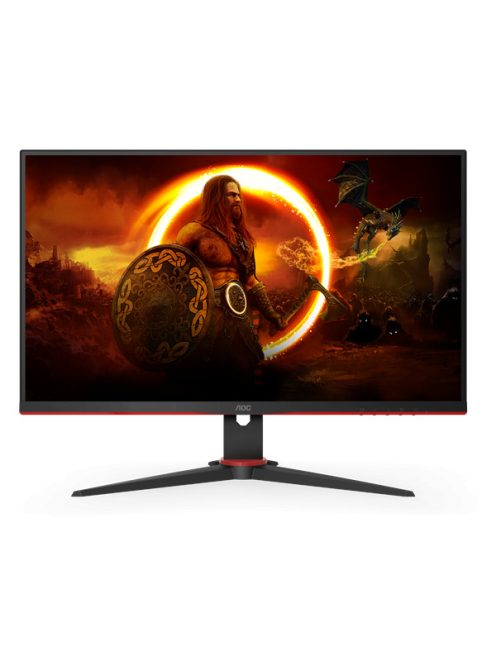 AOC Gaming 165Hz VA monitor 23.8" 24G2SAE/BK, 1920x1080, 16:9, 350cd/m2, 1ms, 2xHDMI/DisplayPort, hangszóró