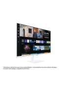 SAMSUNG SMART VA monitor 32" M5, 1920x1080, 16:9, 250cd/m2, 4ms, 2xHDMI/2xUSB/WiFi/Bluetooth, hangszóró, Fehér