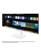 SAMSUNG SMART VA monitor 32" M5, 1920x1080, 16:9, 250cd/m2, 4ms, 2xHDMI/2xUSB/WiFi/Bluetooth, hangszóró, Fehér