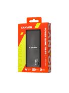 CANYON Powerbank, 5000mAh, USB-C/microUSB Input, 1xUSB Output, 5V-2,1A, fekete - CNE-CPB05B