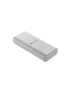 CANYON Powerbank, 10000mAh, USB-C/microUSB Input, 1xUSB Output, 5V-2,1A, fehér - CNE-CPB010W