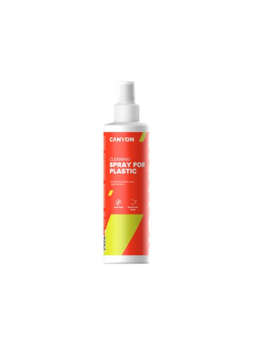 CANYON Tisztító Spray, Elektronikai Berendezések Műanyag és Fém burkolatához, 250ml - CNE-CCL22