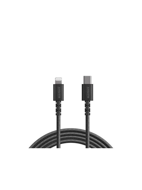 ANKER Töltőkábel, PowerLine Select+ USB-C - LTG, 0,9 méteres, fekete - A8618H11
