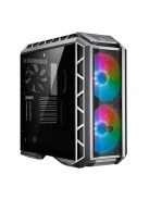 COOLER MASTER Ház Midi ATX MasterCase H500P MESH ARGB, 3db Ventilátorral, Tápegység nélkül, Edzett Üveg, szürke