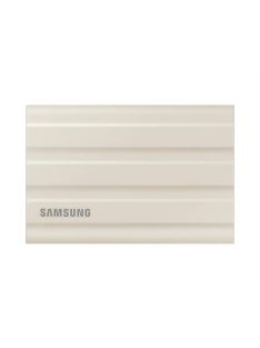   SAMSUNG Hordozható SSD T7 Shield, USB 3.2 Gen.2 (10Gbps), 1TB, Bézs
