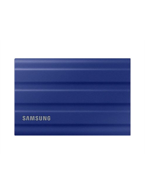 SAMSUNG Hordozható SSD T7 Shield, USB 3.2 Gen.2 (10Gbps), 1TB, Kék