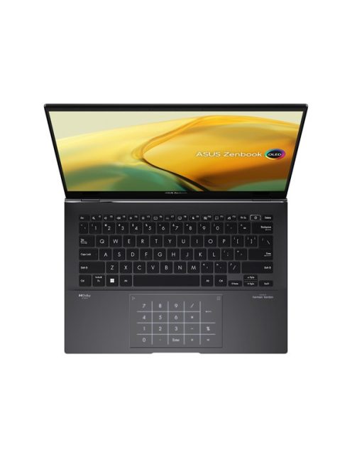 ASUS CONS NB ZenBook UM3402YA-KM146, 14" 2,8K OLED GL, Ryzen7 5825U, 16GB, 512GB M.2, INT, NOOS, Fekete