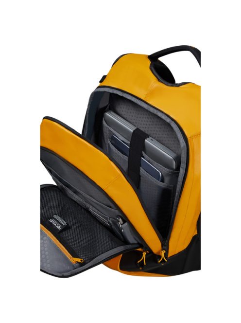 SAMSONITE Notebook hátizsák 140871-1924, LAPTOP BACKPACK M 15.6" (YELLOW) -ECODIVER