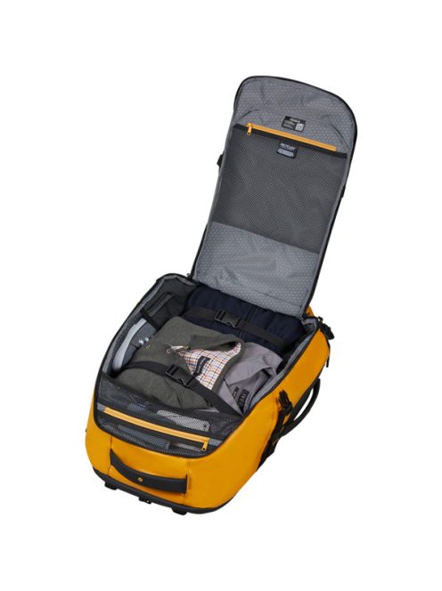 SAMSONITE Notebook hátizsák 142897-1924, TRAVEL BACKPACK M 55L 17.3" (YELLOW) -ECODIVER