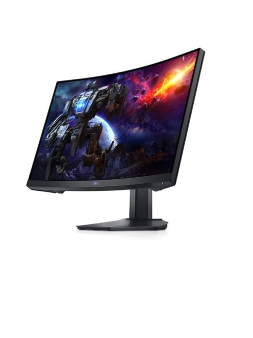 DELL LCD Ívelt Monitor 23,6" S2422HG FHD 1920 x 1080 16:9  VA 3000:1, 350cd, 4ms, HDMI, DP, fekete