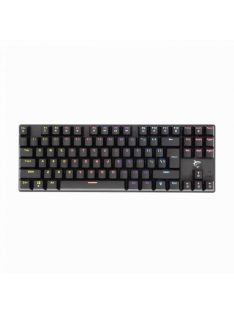   WHITE SHARK COMMANDOS mechanikus (blue switch) gamer billentyűzet (magyar), fekete