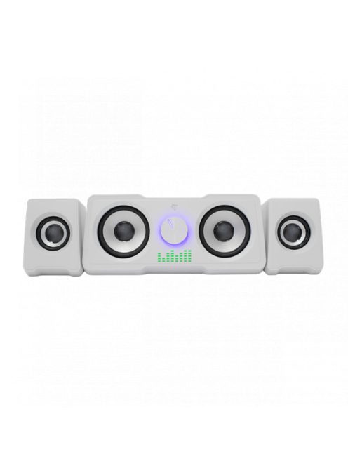 WHITE SHARK MOOD Hangszóró, 2.2, 16W, LED, fehér