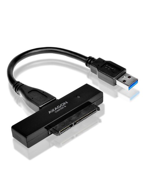 AXAGON ADSA-1S6 külső ház 2,5", SATA, USB 3.0, fekete