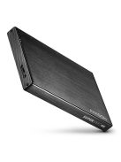 AXAGON EE25-XA6 Aline Box 2,5" USB 3.0 Külső HDD ház, fekete