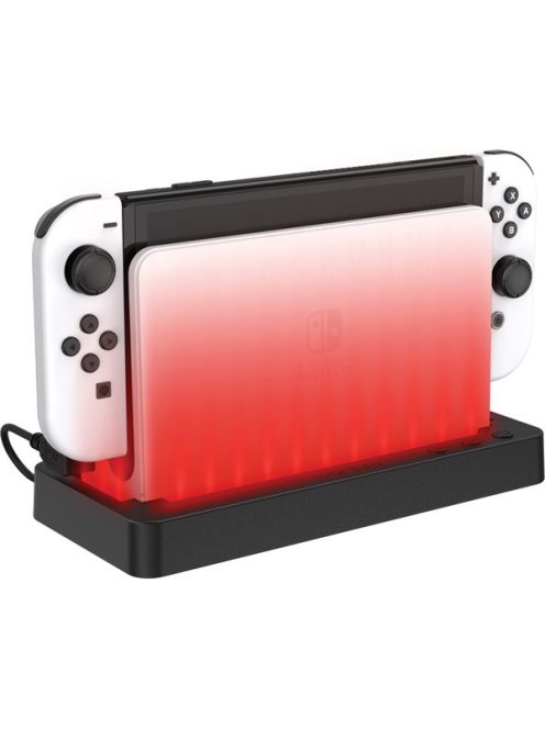 VENOM Nintendo Switch Kiegészítő  RGB Led állvány Fekete, VS4928