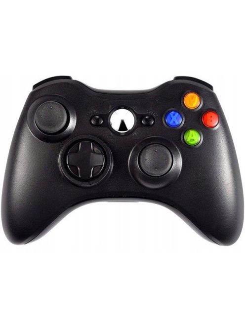 FROGGIEX XBOX 360/PC Kiegészítő Vezeték nélküli kontroller + Vezeték nélküli adapter, Fekete