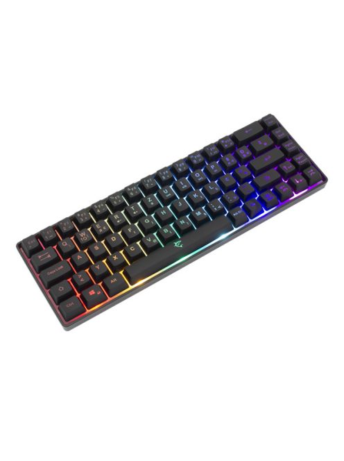 WHITE SHARK GK-2201B-US RONIN-B fekete membrán gamer billentyűzet (US)