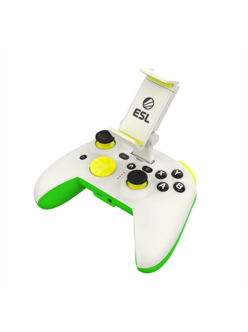 RiotPWR™ ESL Gaming Controller for iOS (White/Green)