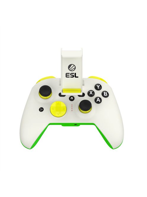 RiotPWR™ ESL Gaming Controller for iOS (White/Green)