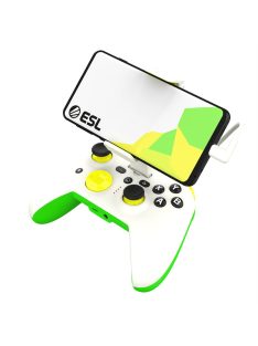 RiotPWR™ ESL Gaming Controller for Android (White/Green)