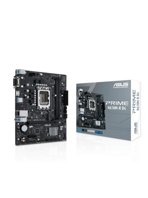 ASUS Alaplap S1700 PRIME H610M-R D4-SI INTEL H610, mATX