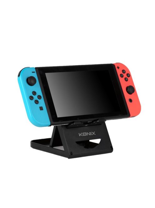 KONIX - MYTHICS Nintendo Switch/Lite/OLED Konzol hűtő + Játék tartó állvány, Fekete