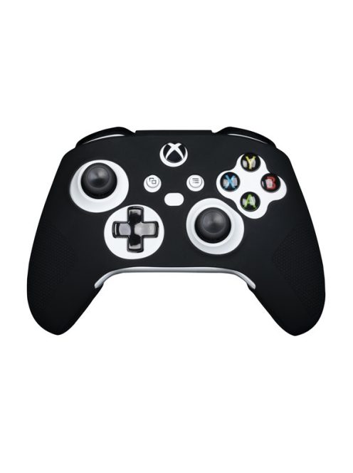 KONIX - MYTHICS Xbox Series S/X Gamer csomag (Fejhallgató + Töltő kábel + Szilikon Tok + Thumb Grips + Aksi), Fekete