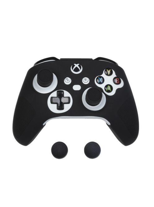 KONIX - MYTHICS Xbox Series S/X Gamer csomag (Fejhallgató + Töltő kábel + Szilikon Tok + Thumb Grips + Aksi), Fekete