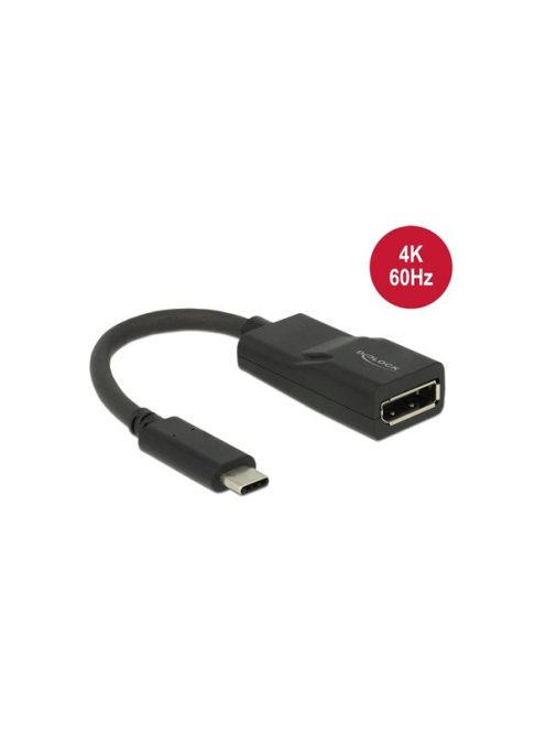 DELOCK Átalakító USB Type-C male > DisplayPort female (DP Alt Mode) 4K 60Hz