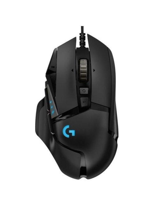 LOGITECH Egér - G502 HERO Lightsync RGB Vezetékes Gaming, Fekete