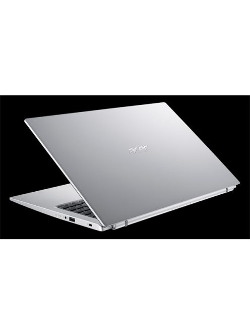ACER Aspire A315-58-31P6, 15.6" FHD, Intel Core i3-1115G4, 8GB, 256GB SSD, UMA, DOS, ezüst