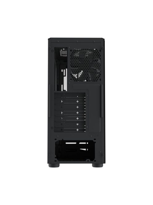 COOLER MASTER Ház, Mid Tower ATX CMP 520L, 1db Ventilátorral, Tápegység nélkül, Edzett üveg, fekete