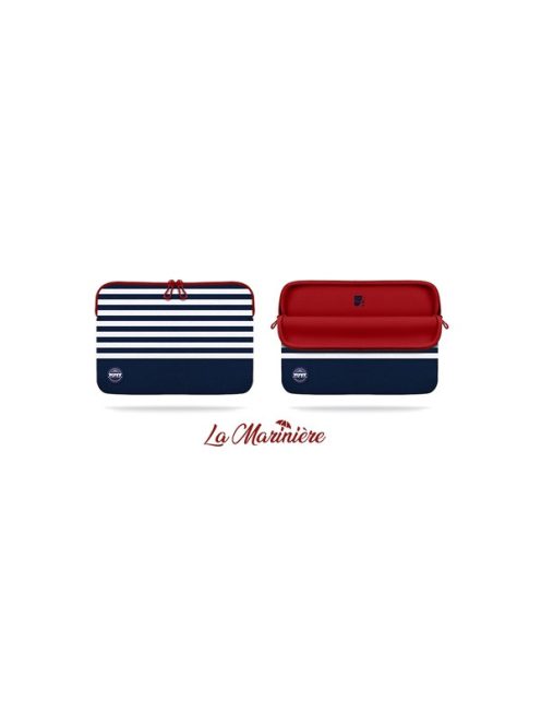 PORT DESIGNS Notebook tok 140417, LA MARINIERE MEMORY FOAM SLEEVE 15.6" NAVY/WHITE