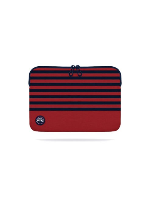 PORT DESIGNS Notebook tok 140419, LA MARINIERE MEMORY FOAM SLEEVE 15.6" RED/NAVY