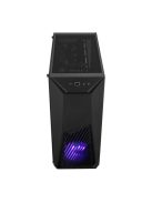 COOLER MASTER Ház Mid Tower ATX MASTERBOX K501L RGB, Tápegység nélkül, Üvegfalú, Fekete