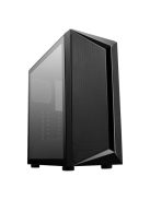 COOLER MASTER Ház Midi ATX CMP 510 ARGB, Tápegység nélkül, Üvegfalú, Fekete