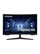 SAMSUNG Ívelt Gaming 144Hz VA monitor 27" G5, 2560x1440, 16:9, 300cd/m2, 1ms, DispalyPort/HDMI