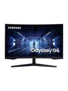   SAMSUNG Ívelt Gaming 144Hz VA monitor 32" G5, 2560x1440, 16:9, 300cd/m2, 1ms, DispalyPort/HDMI