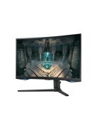 SAMSUNG Ívelt Gaming&Smart 240Hz VA monitor 32" G65B, 2560x1440, 16:9, 350cd/m2, 1ms, DP/2xHDMI/2xUSB/LAN/WiFi/BT, Pivot