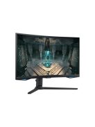 SAMSUNG Ívelt Gaming&Smart 240Hz VA monitor 32" G65B, 2560x1440, 16:9, 350cd/m2, 1ms, DP/2xHDMI/2xUSB/LAN/WiFi/BT, Pivot